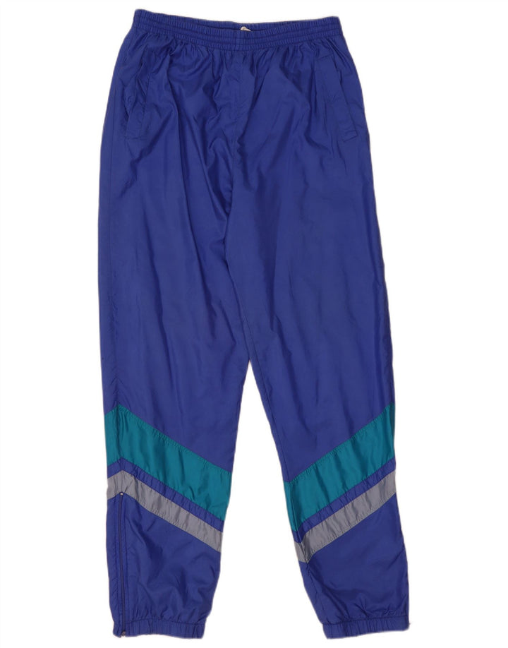 Leopard Mens Tracksuit Trousers Joggers UK 40/42 Medium Blue Colourblock