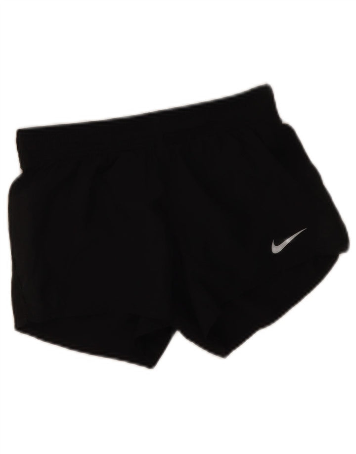 Nike Womens Regular Sport Shorts XS Black Polyester