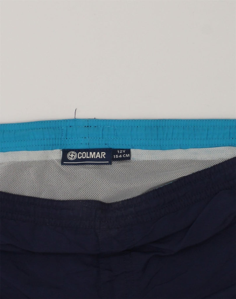 COLMAR Boys Sport Shorts 11-12 Years Navy Blue Polyester | Vintage Colmar | Thrift | Second-Hand Colmar | Used Clothing | Messina Hembry 