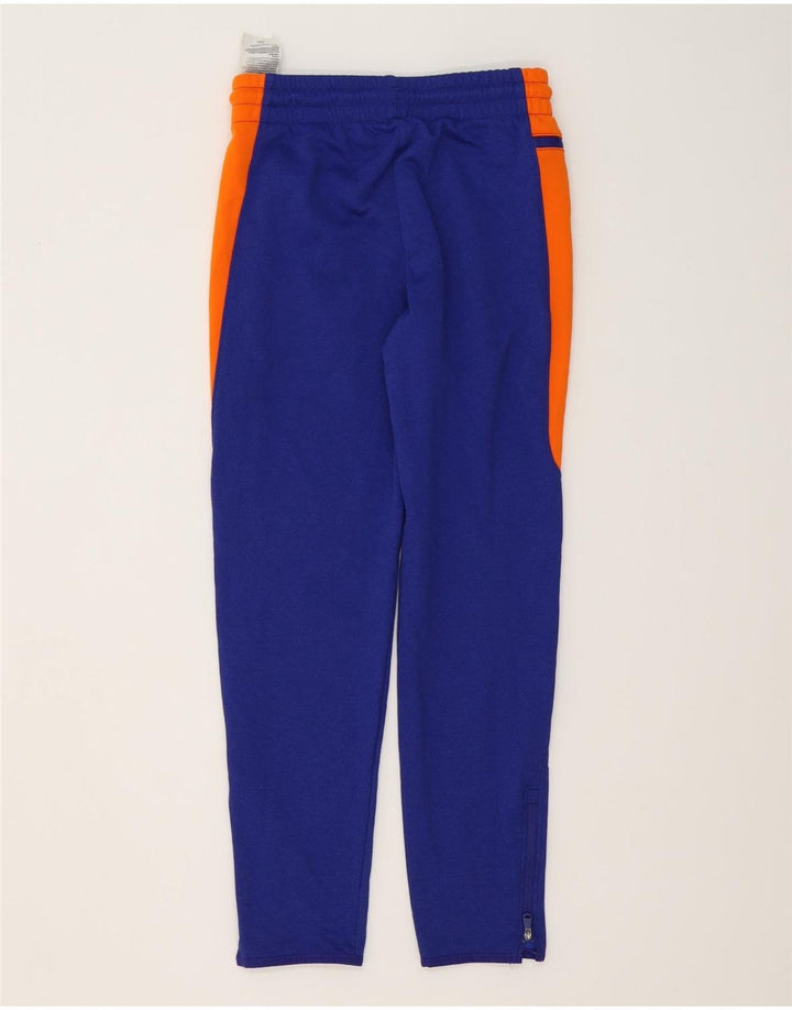 UNDER ARMOUR Boys Cold Gear Tracksuit Trousers 9-10 Years Medium Blue