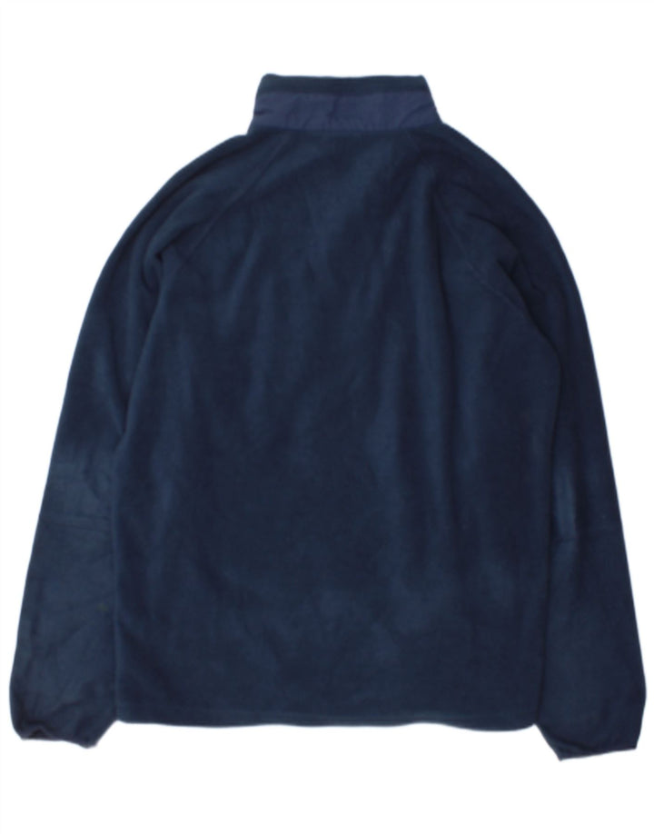 Columbia Mens Fleece Jacket UK 40 Large Navy Blue Polyester