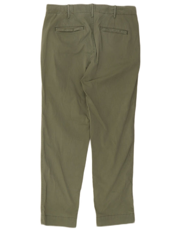 Gap Womens Straight Chino Trousers UK 6 XS W28 L26 Khaki