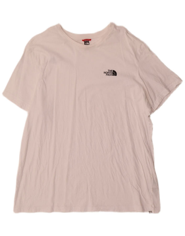 The North Face Mens Graphic T-Shirt Top 2XL White Cotton