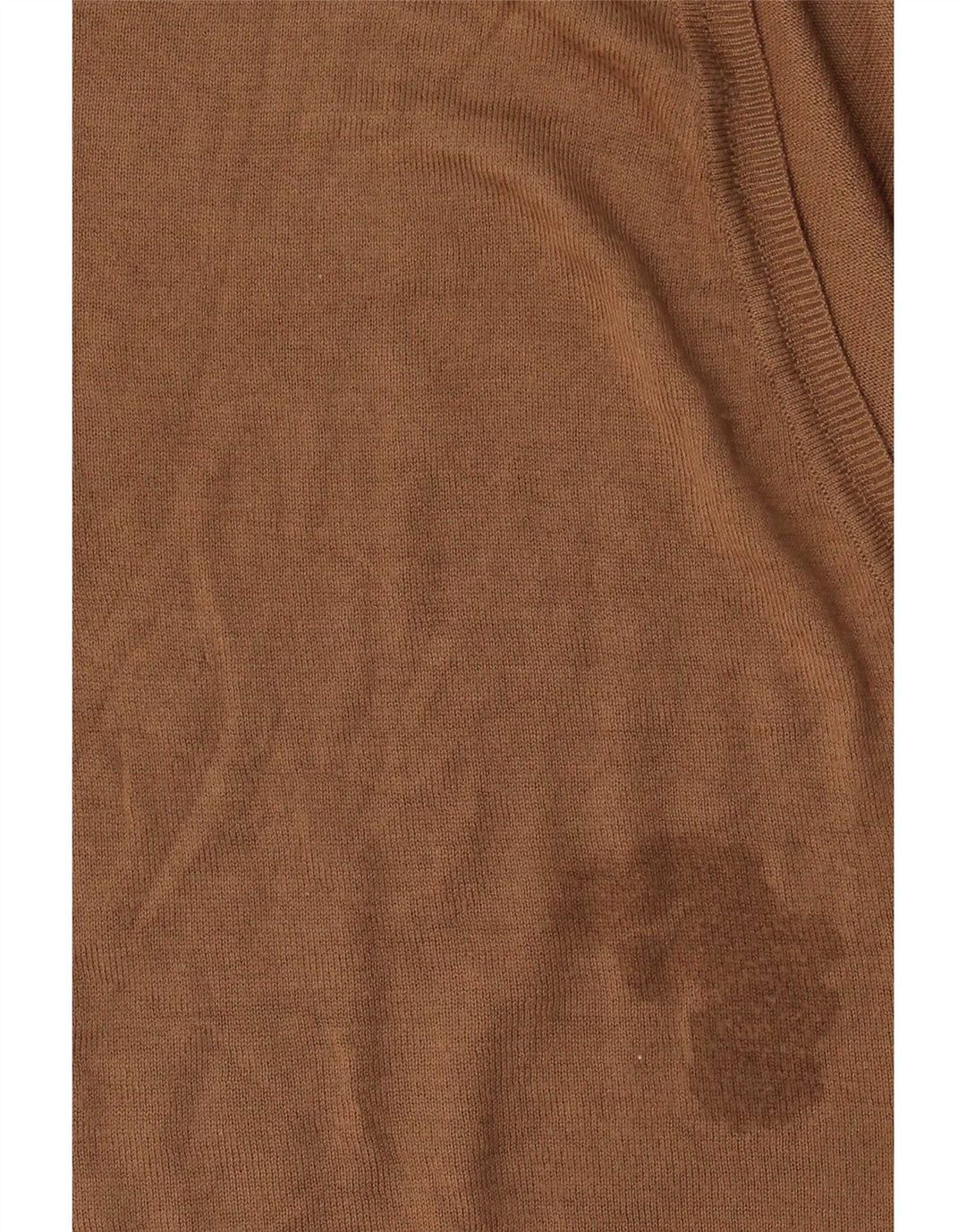 Zara Womens 3/4 Sleeve Oversized Cardigan Sweater UK 14 Medium Brown