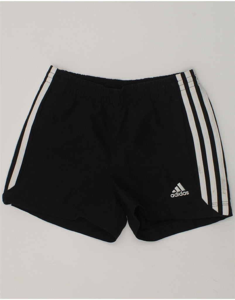 ADIDAS Boys Climalite Sport Shorts 5-6 Years Black Polyester | Vintage Adidas | Thrift | Second-Hand Adidas | Used Clothing | Messina Hembry 