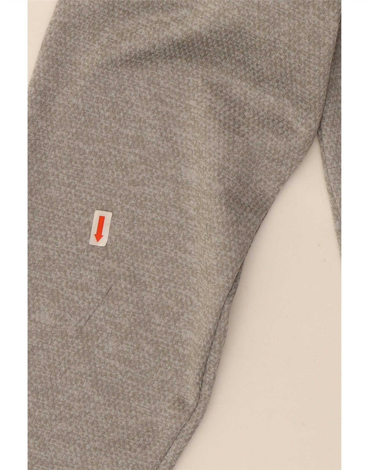 Adidas Mens Graphic Hoodie Jumper Small Grey Polyester