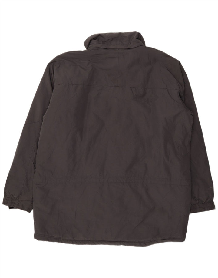 L.L.Bean Mens Tall Utility Jacket UK 42 XL Grey Nylon