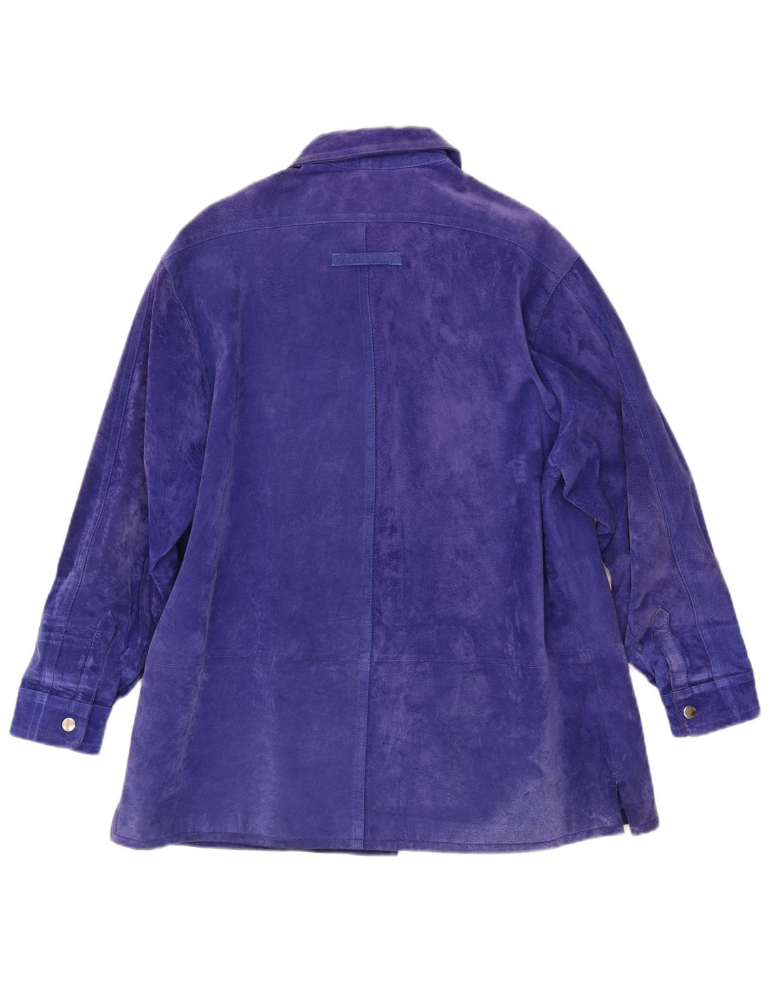 YUPPIE Womens Suede Jacket EU 46 XL Purple Leather