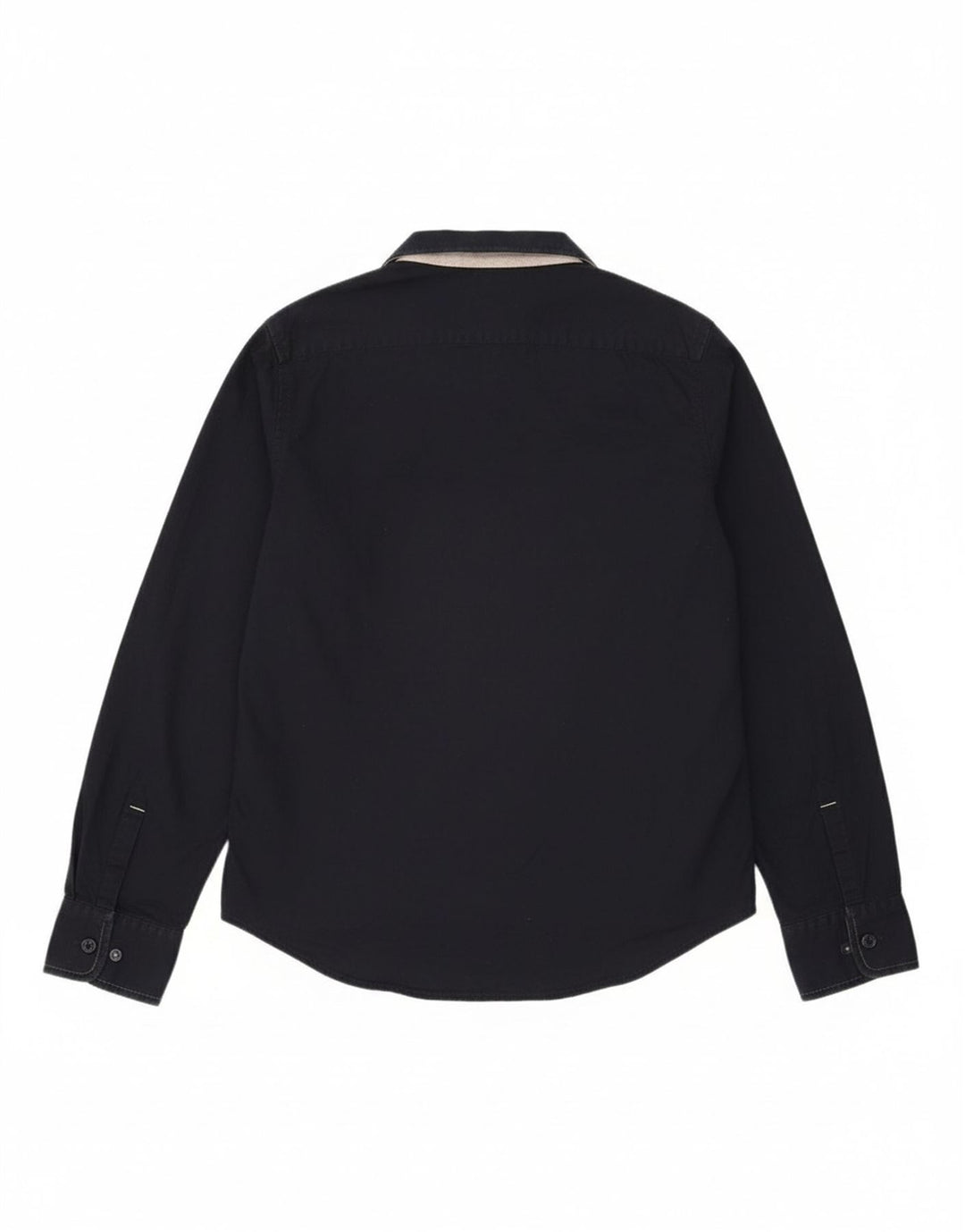 MURPHY & NYE Mens Custom Fit Shirt Small Navy Blue Cotton