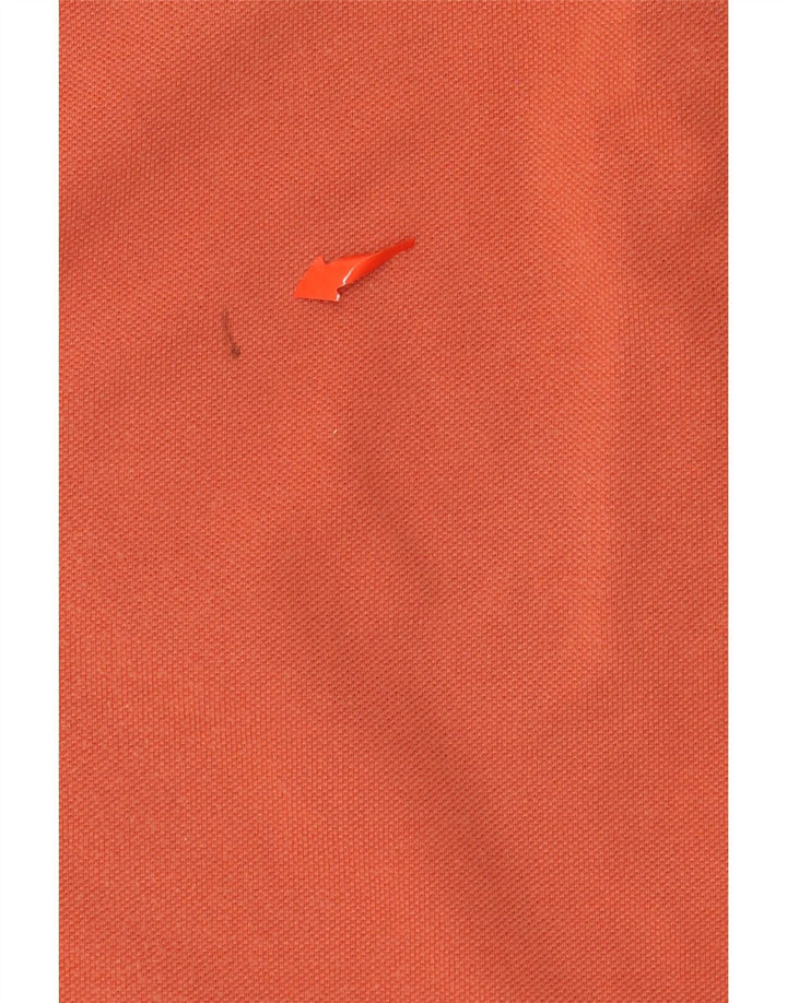 TOMMY HILFIGER Mens Polo Shirt XL Orange Cotton