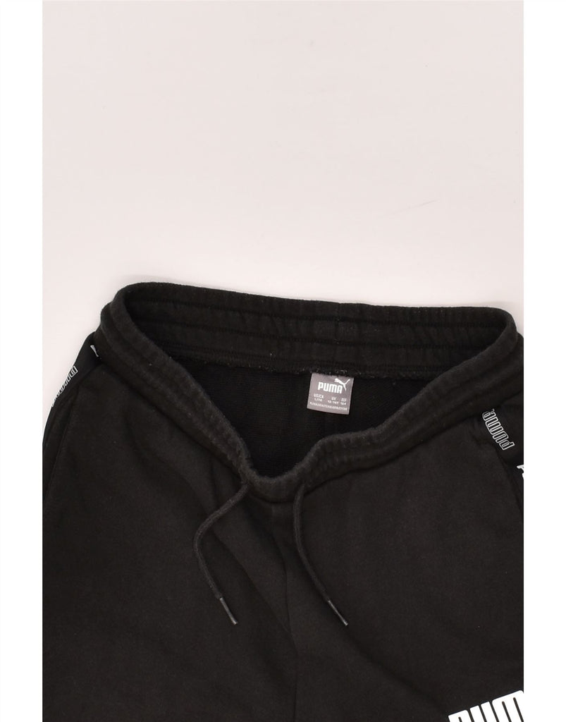 PUMA Boys Graphic Sport Shorts 13-14 Years Black Cotton | Vintage Puma | Thrift | Second-Hand Puma | Used Clothing | Messina Hembry 