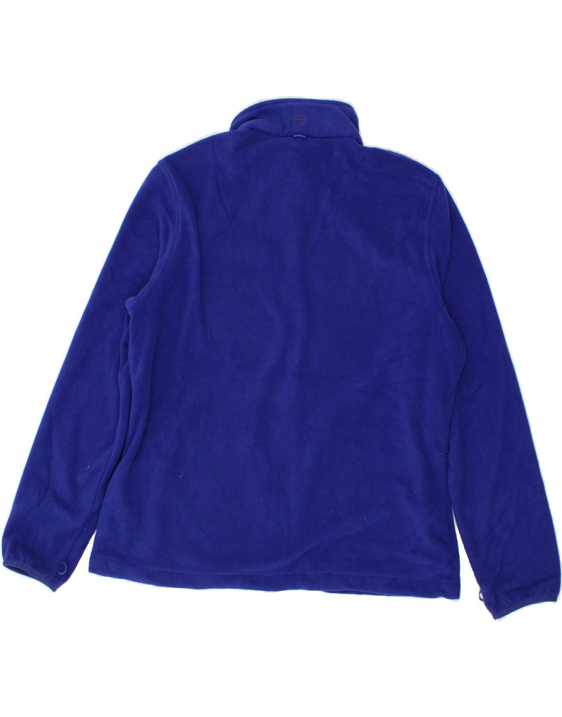 MOUNTAIN WAREHOUSE Womens Fleece Jacket UK 16 Large Blue Polyester Vintage Mountain Warehouse and Second-Hand Mountain Warehouse from Messina Hembry 