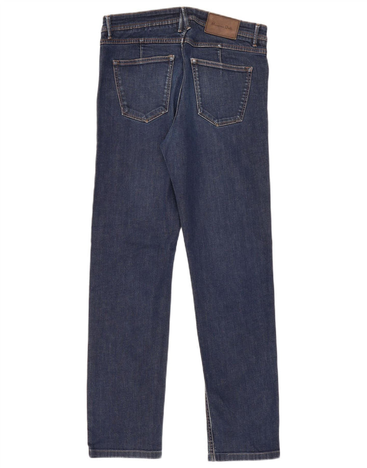 Massimo Dutti Mens Slim Jeans EU 40 Medium W31 L30 Blue