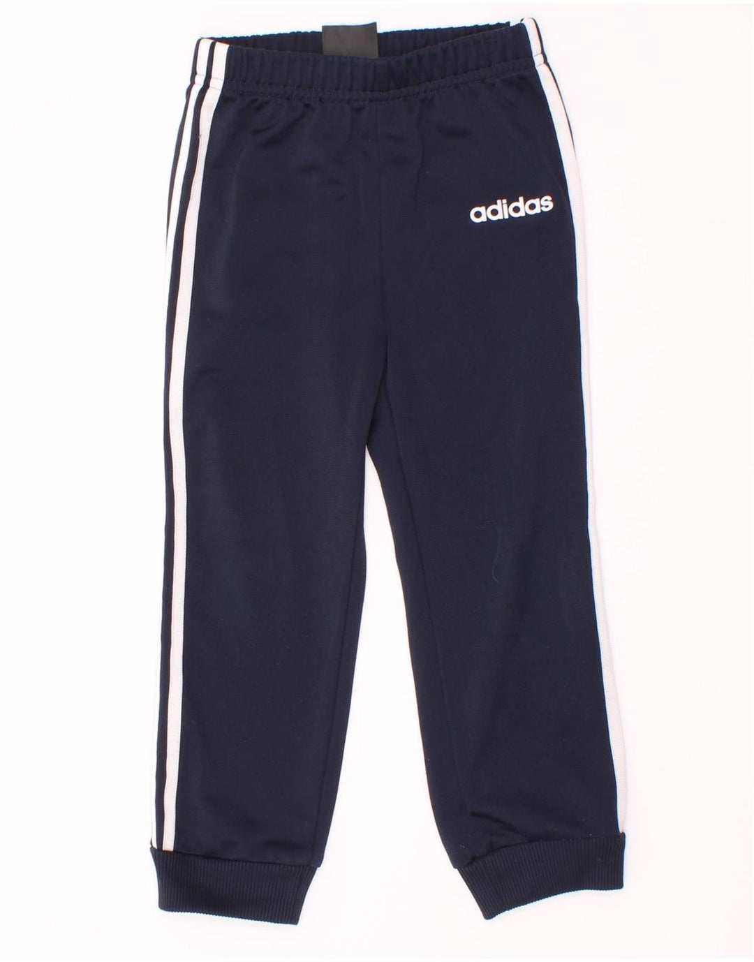 Adidas Boys Tracksuit Trousers Joggers 2-3 Years Navy Blue Polyester