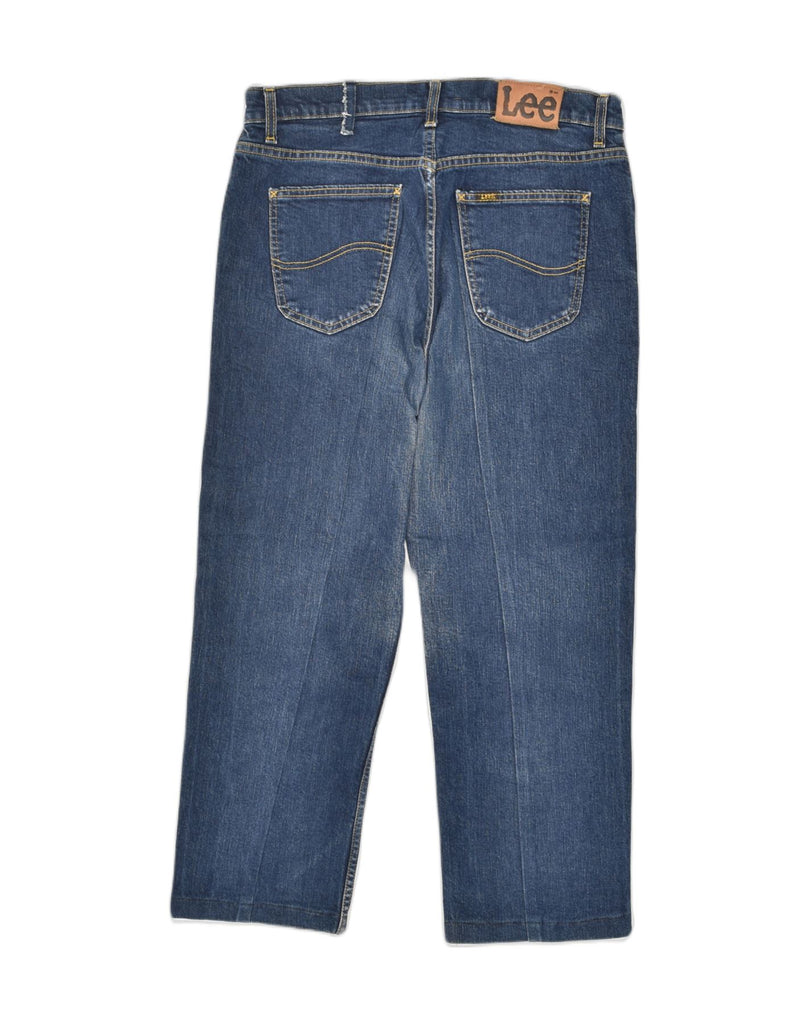 LEE Mens Straight Jeans W34 L25 Blue Cotton | Vintage Lee | Thrift | Second-Hand Lee | Used Clothing | Messina Hembry 