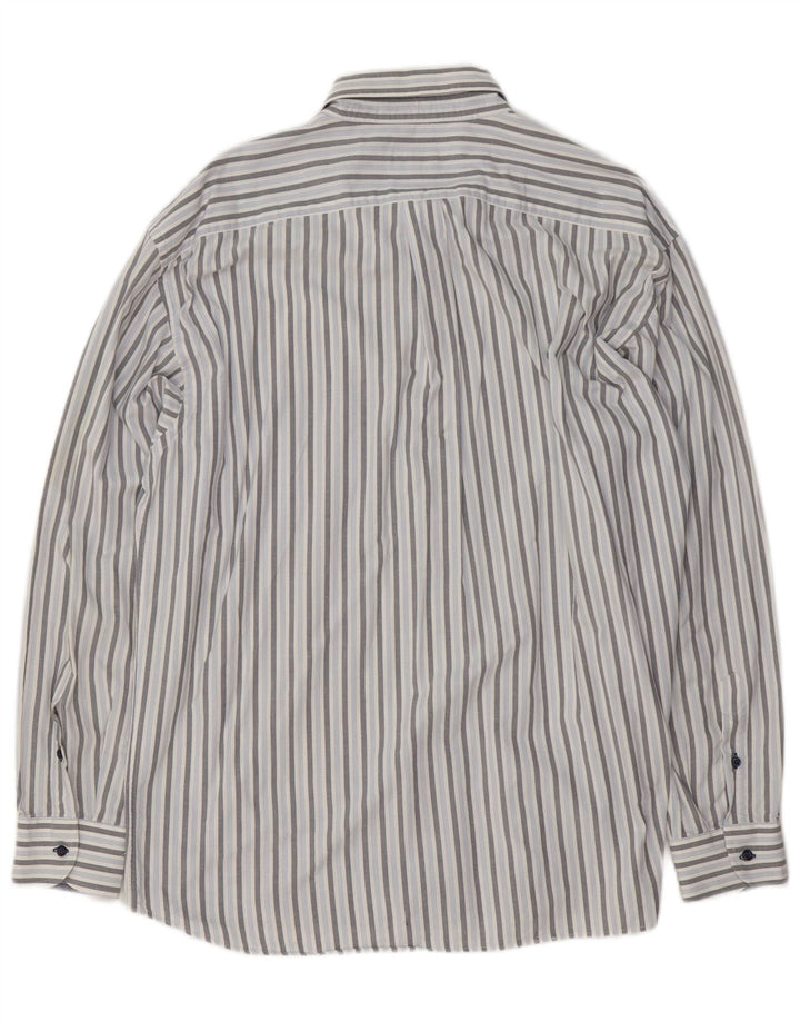 NAVIGARE Mens Shirt 2XL Blue Striped Cotton