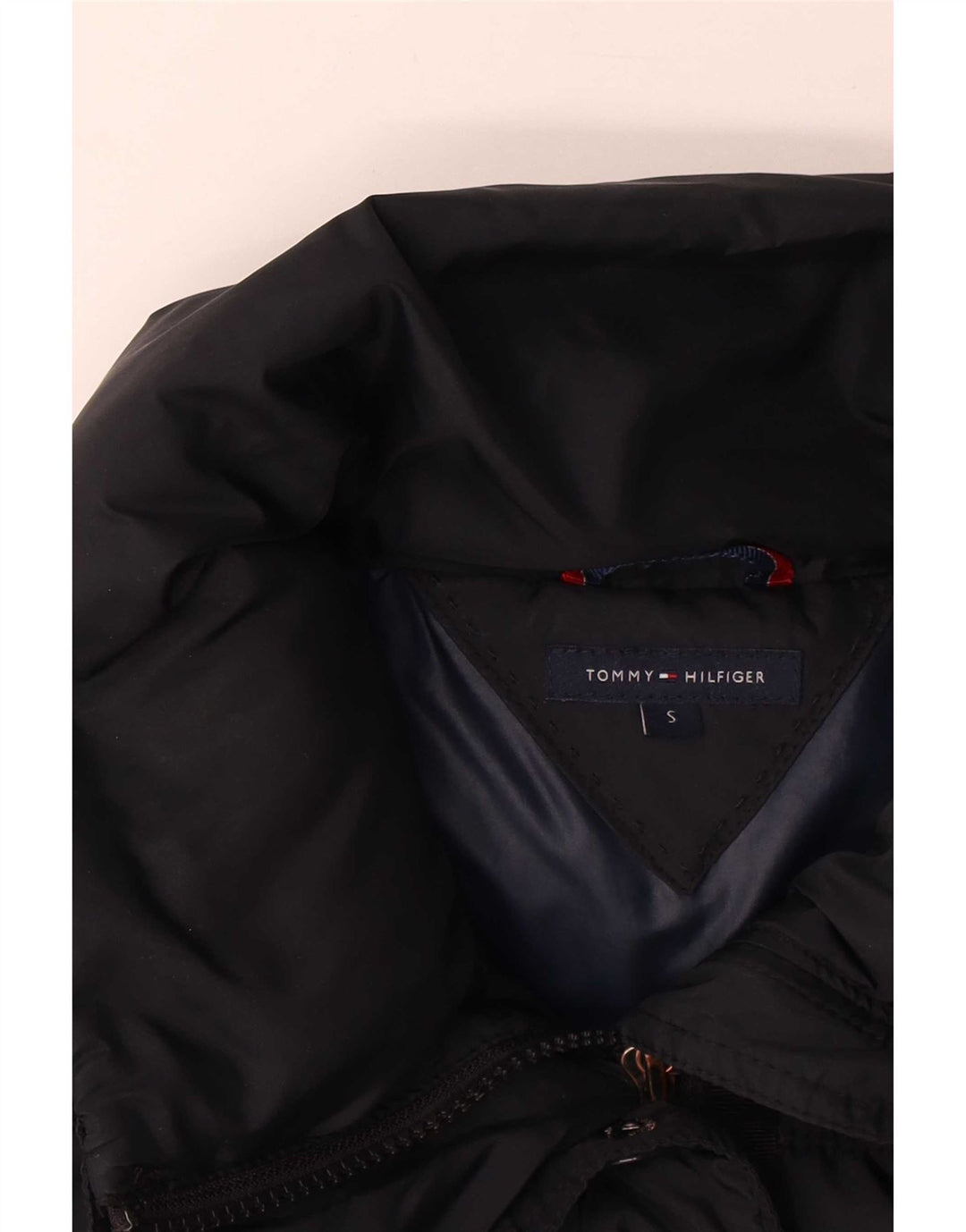 Tommy Hilfiger Womens Oversized Padded Jacket UK 10 Small Navy Blue