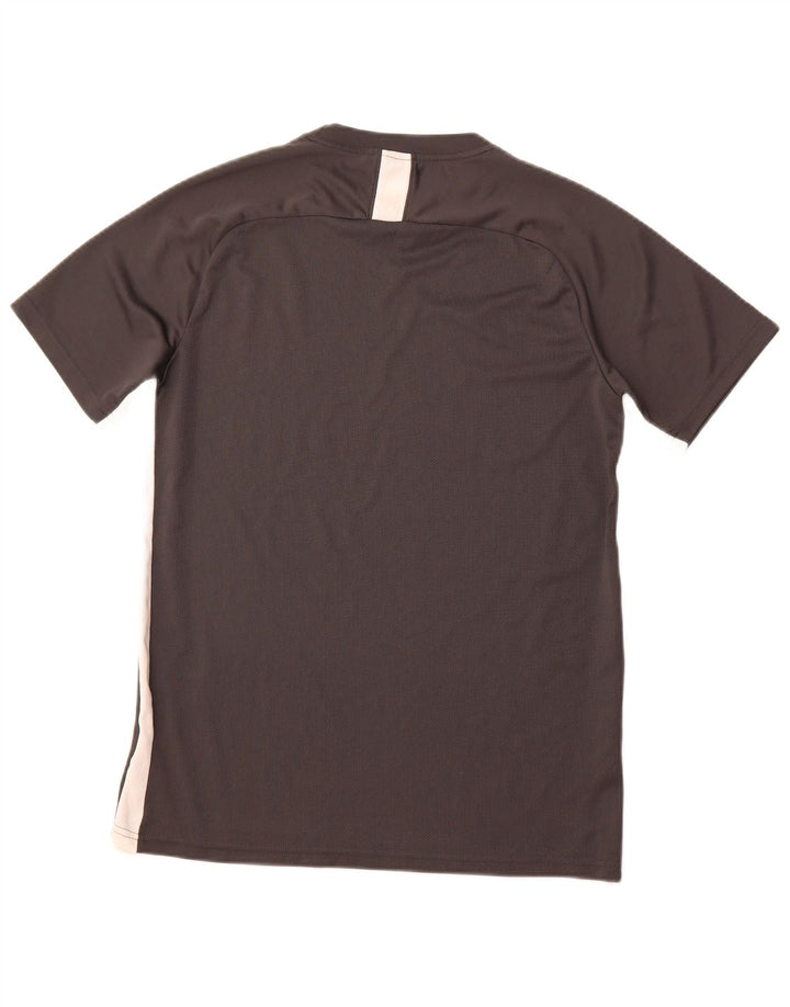 NIKE Mens Graphic T-Shirt Top Large Grey Colourblock Polyester