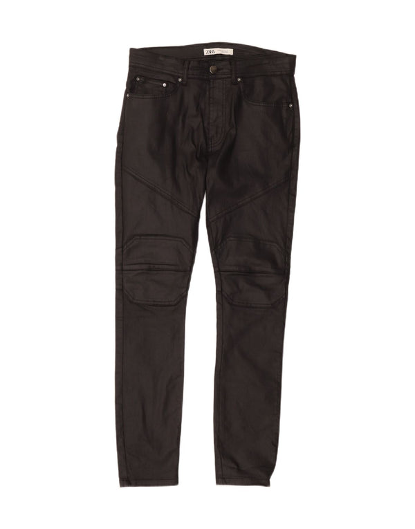 Zara Mens Skinny Jeans EU 40 Medium W31 L30 Black Cotton