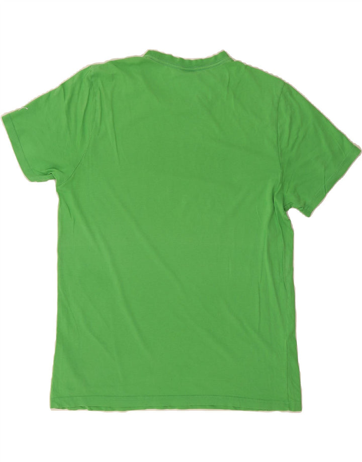 PUMA Mens Graphic T-Shirt Top Large Green Cotton Vintage Puma and Second-Hand Puma from Messina Hembry 