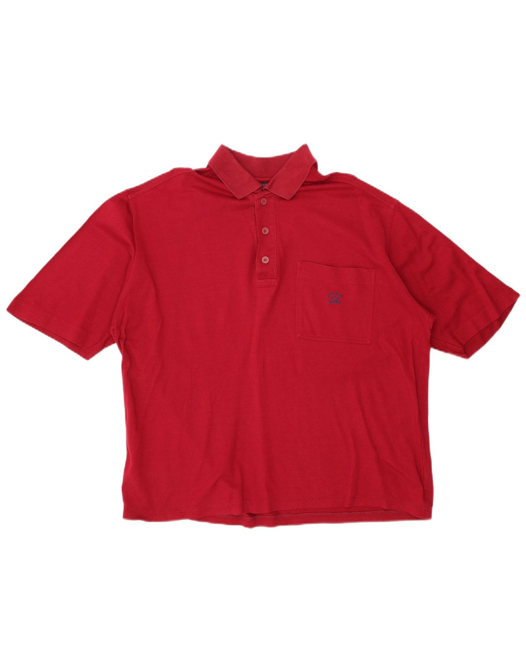 PAUL & SHARK Mens Polo Shirt Large Red