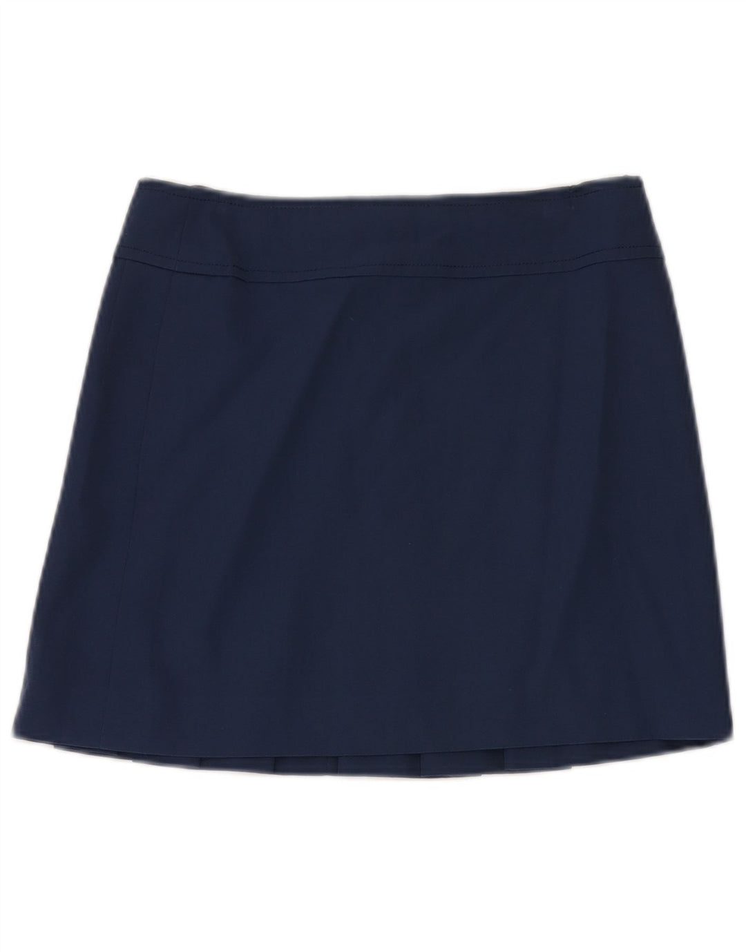 Vintage Womens Pleated Mini Skirt  W30 Medium Navy Blue