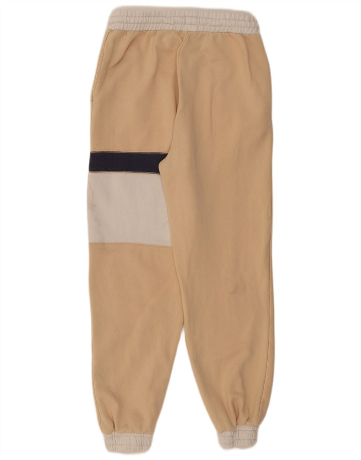 Roxy Mens Graphic Tracksuit Trousers Joggers Large Beige Colourblock