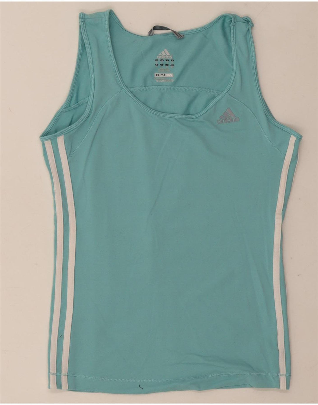 Adidas Womens Clima 365 Vest Top UK 14 Medium Blue