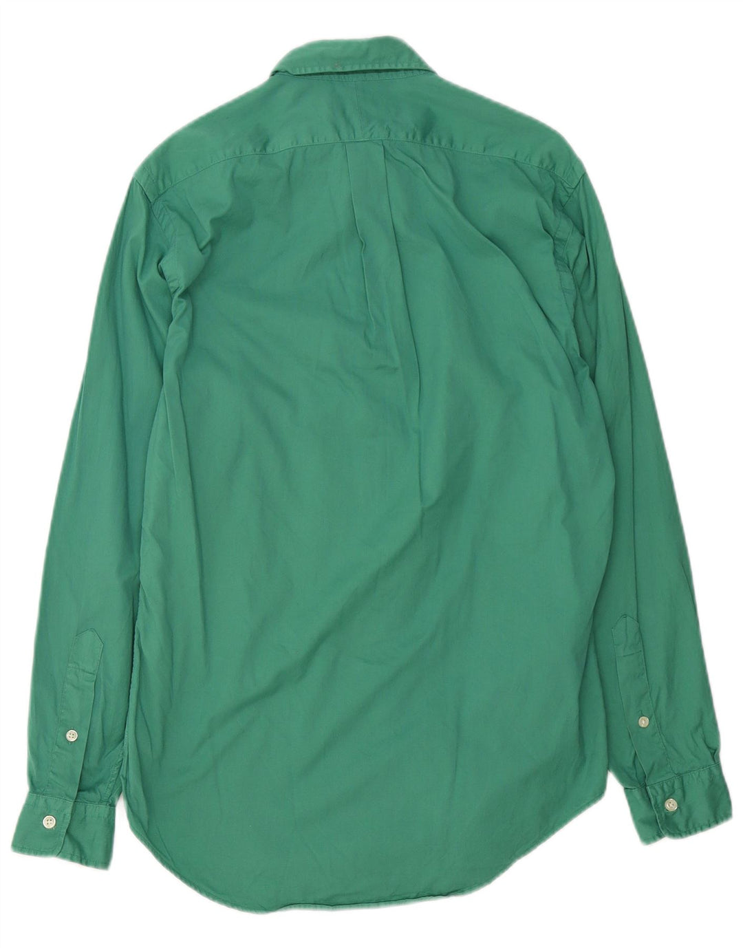 Polo Ralph Lauren Mens Custom Fit Shirt Small Green Cotton