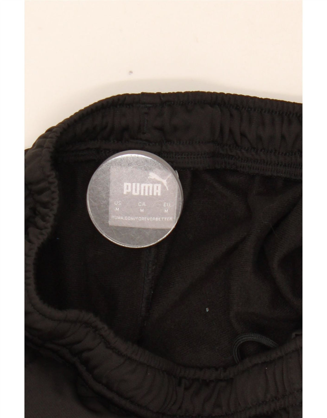 PUMA Mens Tracksuit Trousers Joggers Medium  Black Polyester