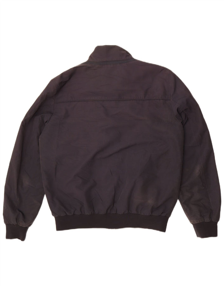 Geox Mens Respira Bomber Jacket UK 40 Large Black Polyester