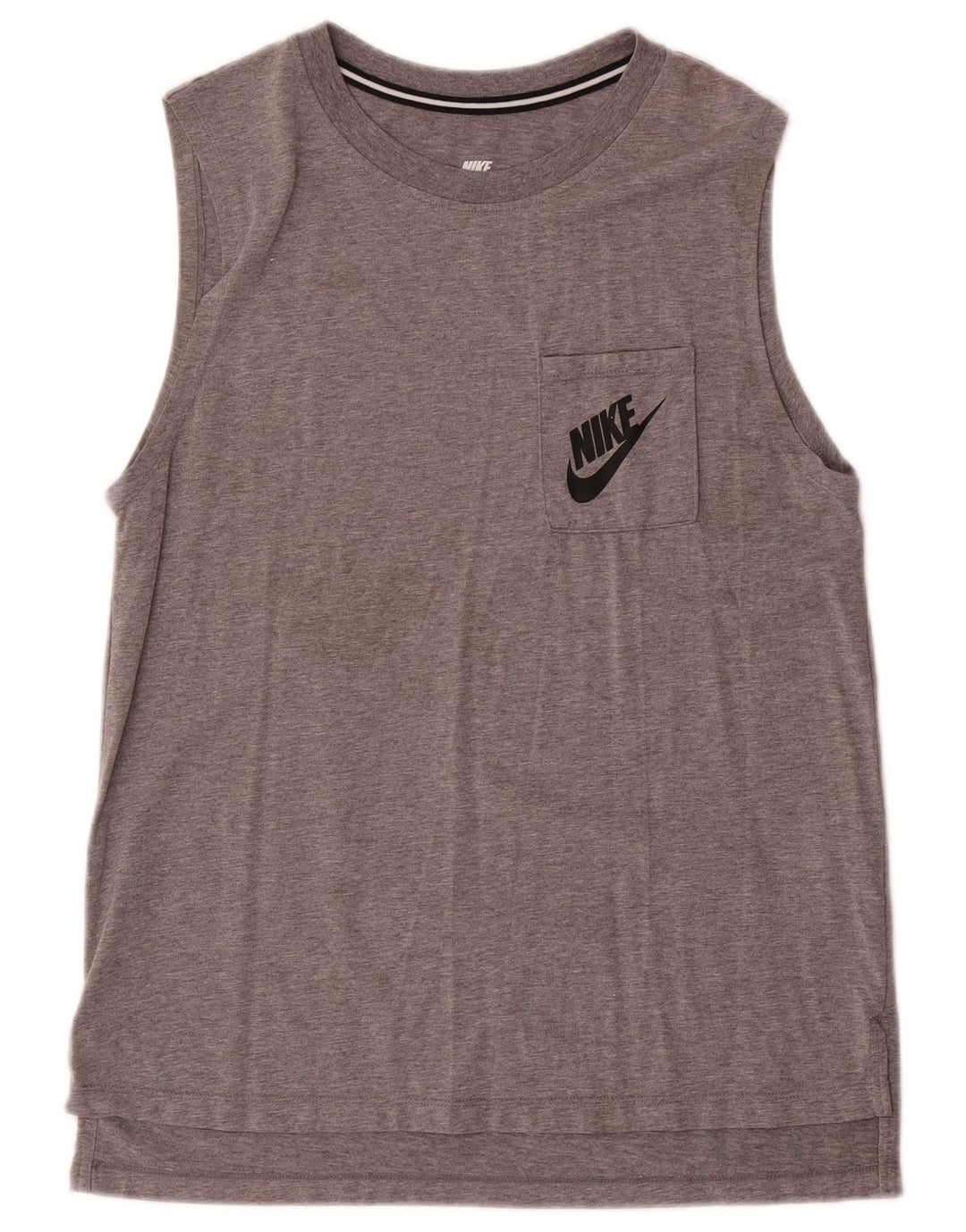 Nike Mens Vest Top Small Grey Flecked Modal