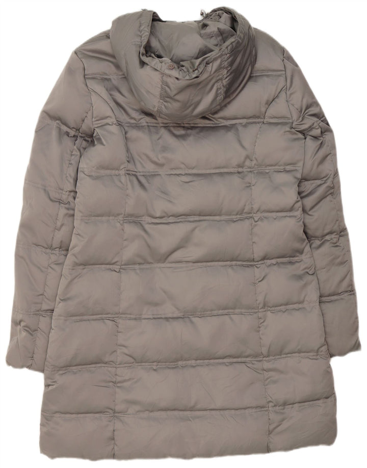 Champion Womens Hooded Duffle Padded Coat UK 20 2XL Grey Polyester