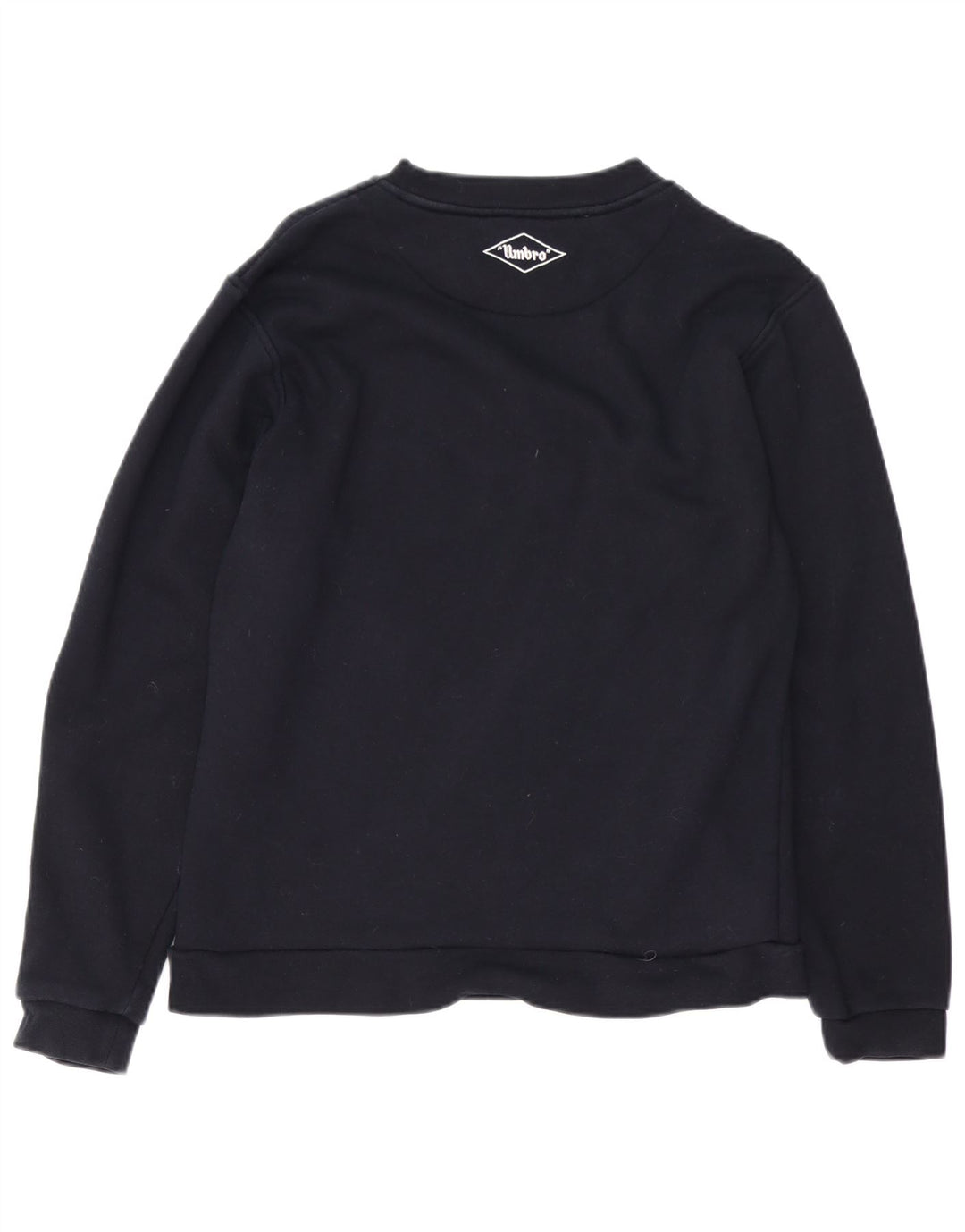 UMBRO Mens Graphic Sweatshirt Jumper Small Black Cotton