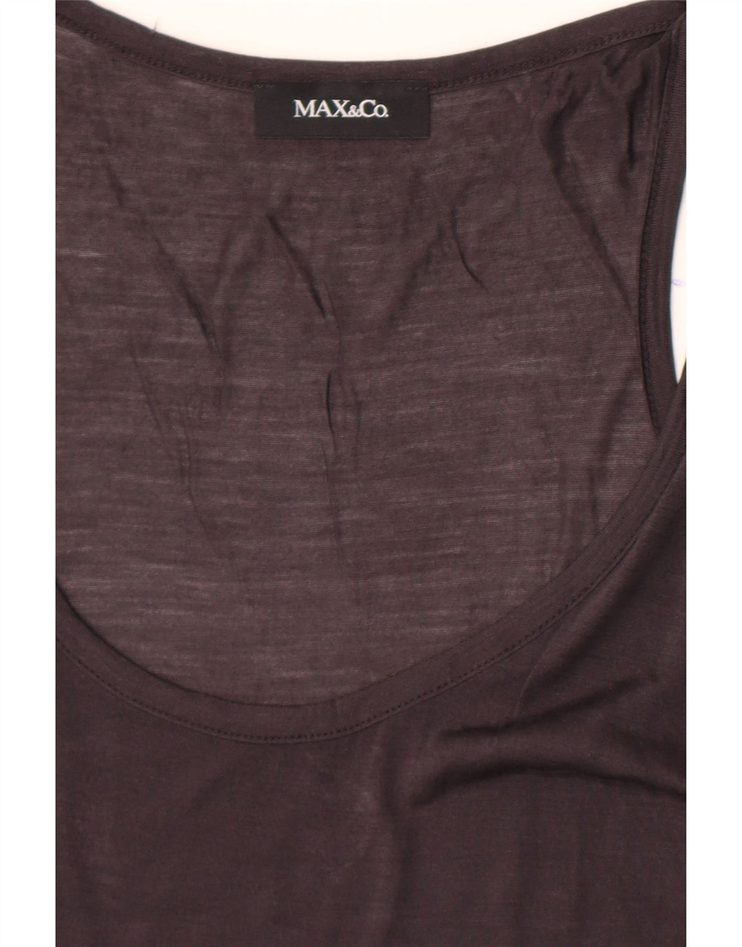 Max & Co. Womens Vest Top UK 12 Medium Black