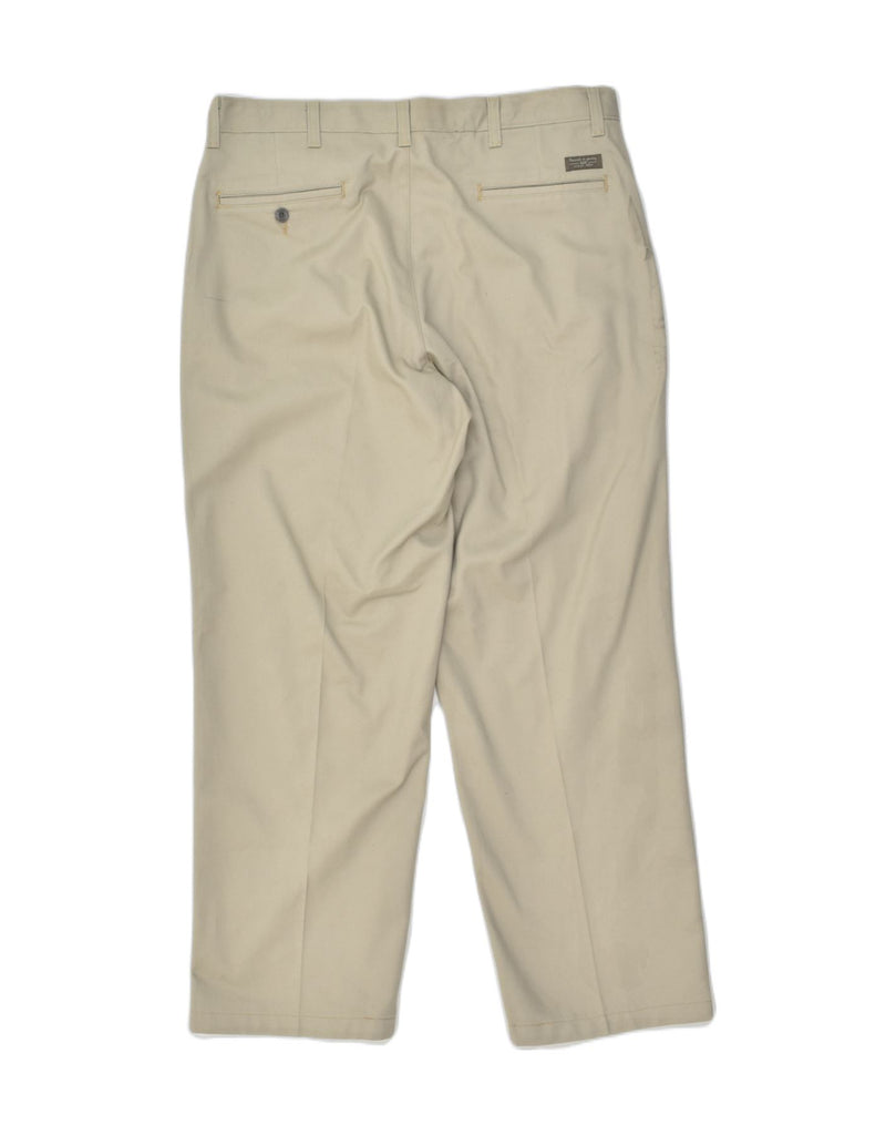 LEE Mens Straight Casual Trousers W36 L29  Beige Cotton | Vintage Lee | Thrift | Second-Hand Lee | Used Clothing | Messina Hembry 