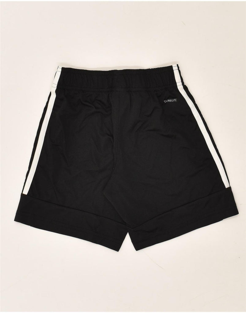 ADIDAS Girls Climalite Sport Shorts 7-8 Years Black Polyester | Vintage Adidas | Thrift | Second-Hand Adidas | Used Clothing | Messina Hembry 