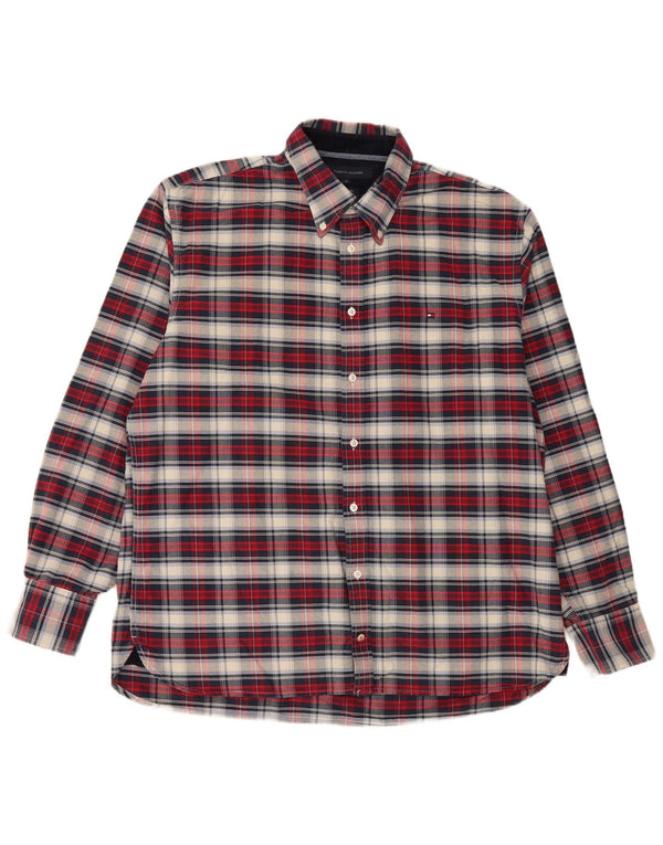 Tommy Hilfiger Mens Custom Fit Shirt XL Multicoloured Check Cotton