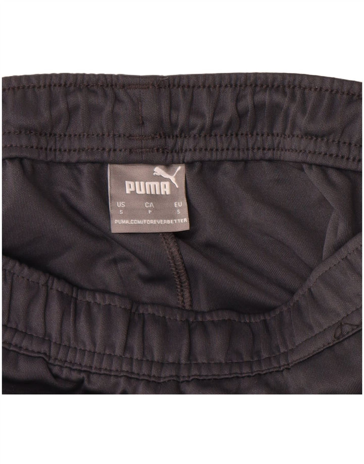 PUMA Mens Tracksuit Trousers Small  Black Colourblock Polyester