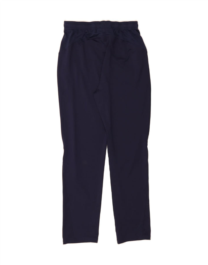 UNDER ARMOUR Boys Tracksuit Trousers 13-14 Years XL Navy Blue Polyester Vintage Under Armour and Second-Hand Under Armour from Messina Hembry 