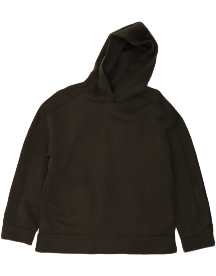 COS Womens Oversized Hoodie Jumper UK 10 Small Khaki Viscose Vintage Cos and Second-Hand Cos from Messina Hembry 
