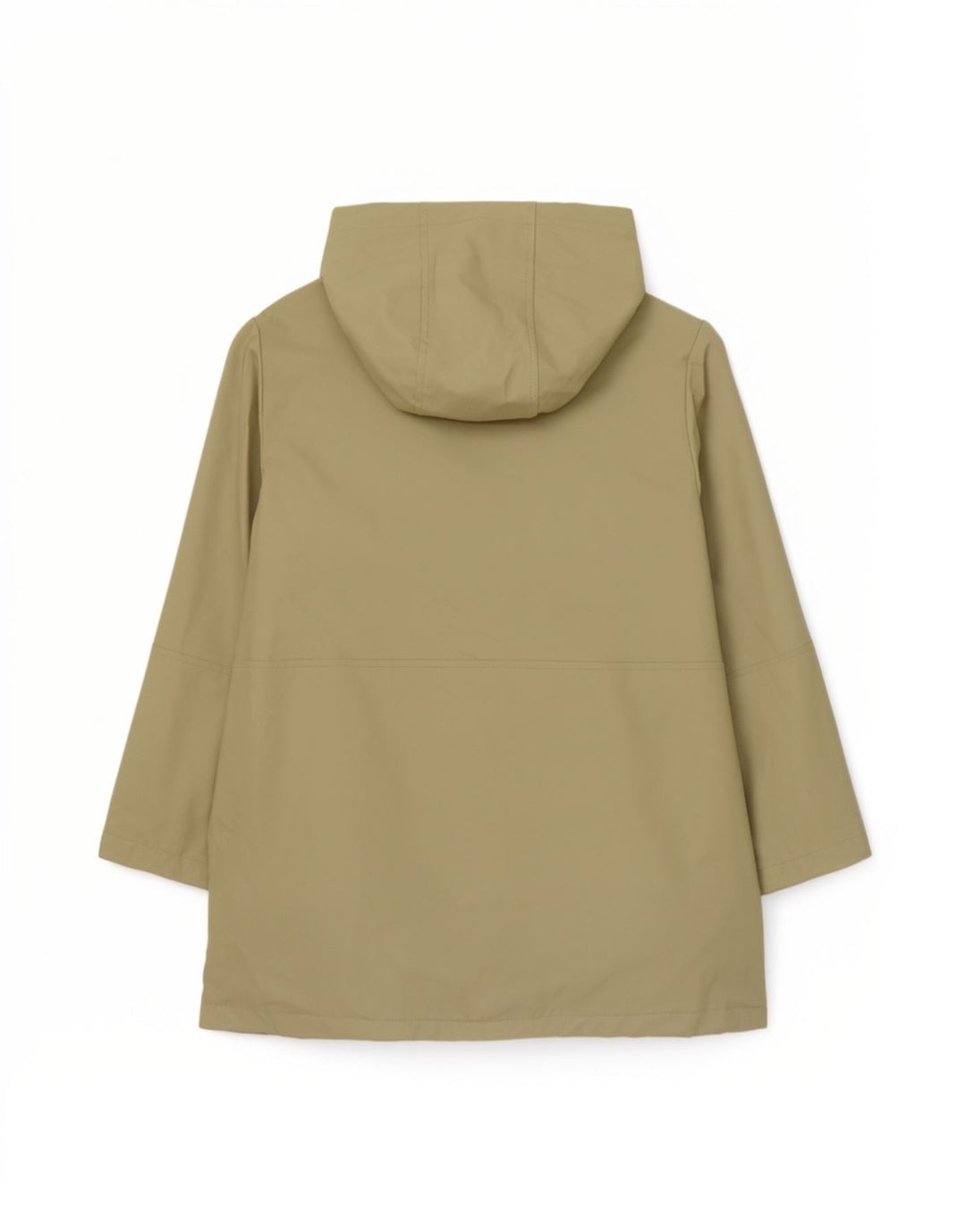 Zara Boys Hooded Rain Jacket 11-12 Years Khaki Polyester