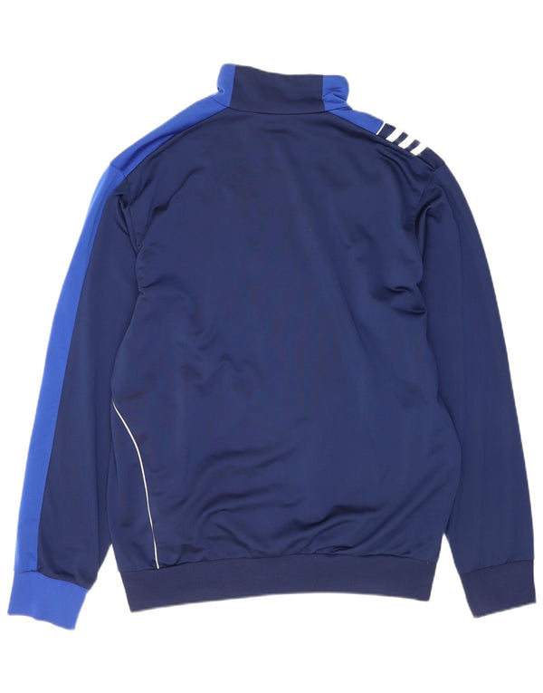 Adidas Mens Tracksuit Top Jacket UK 46/48 XL Navy Blue Colourblock