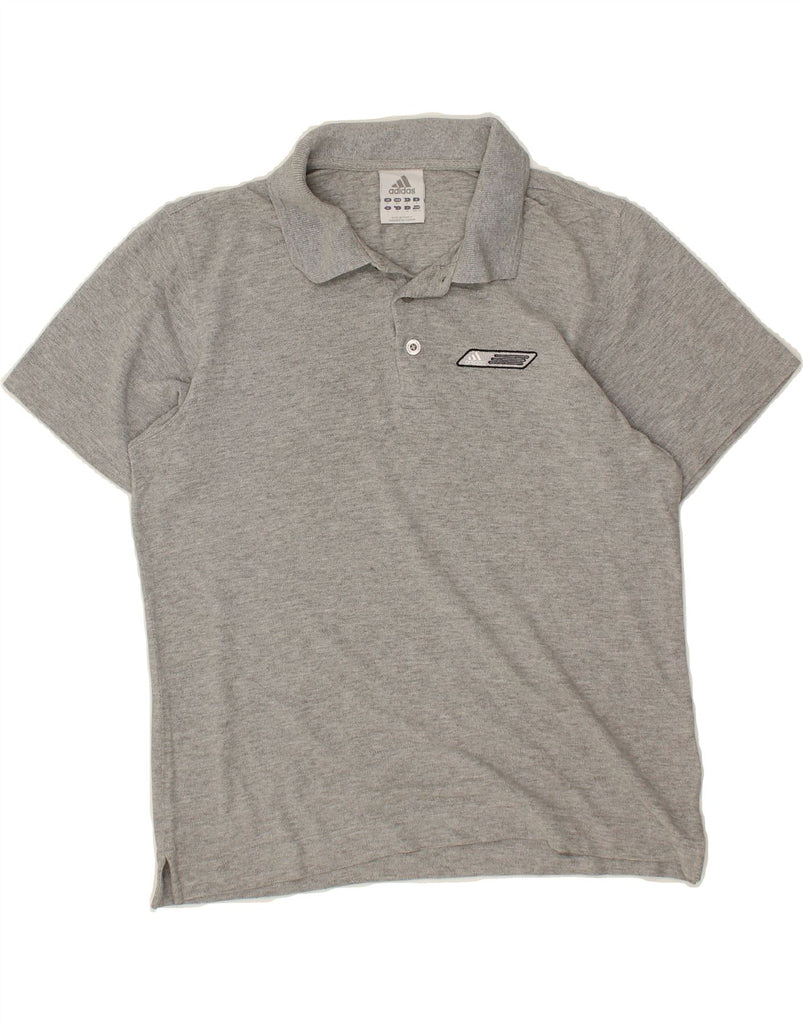 ADIDAS Mens Polo Shirt Small Grey Cotton Vintage Adidas and Second-Hand Adidas from Messina Hembry 