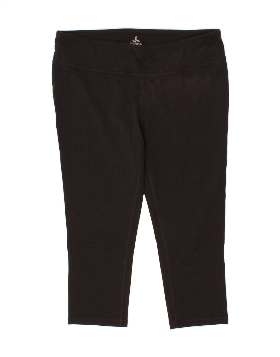 PRANA Womens Capri Leggings UK 18 XL Black Nylon Vintage Prana and Second-Hand Prana from Messina Hembry 