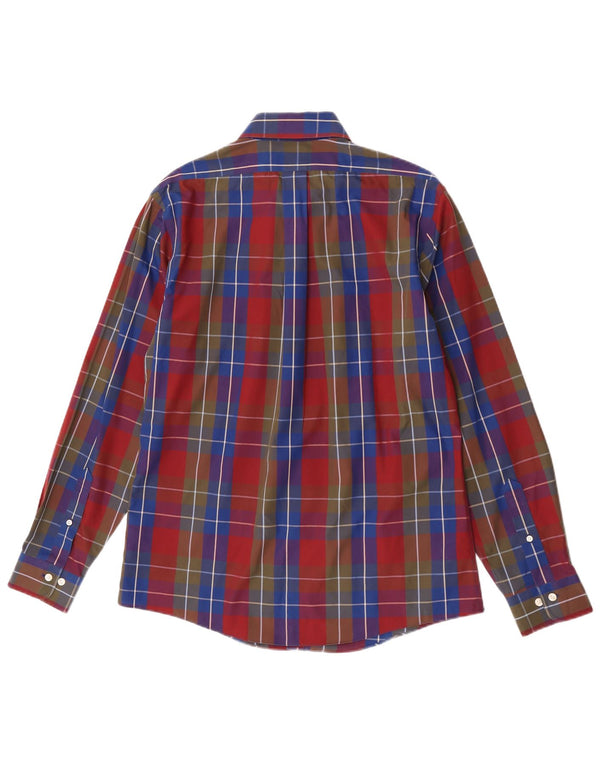 Brooks Brothers Mens Regent Shirt Medium Multicoloured Plaid Cotton