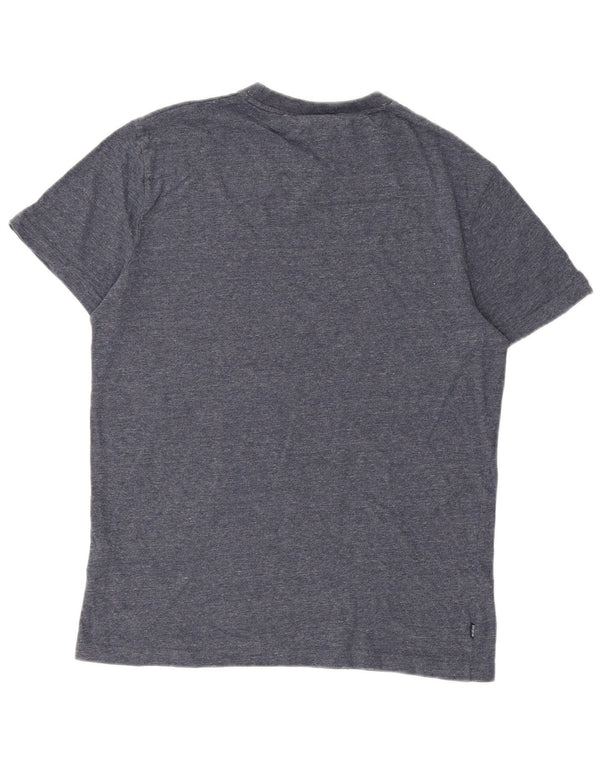 Superdry Mens T-Shirt Top Medium Navy Blue Cotton