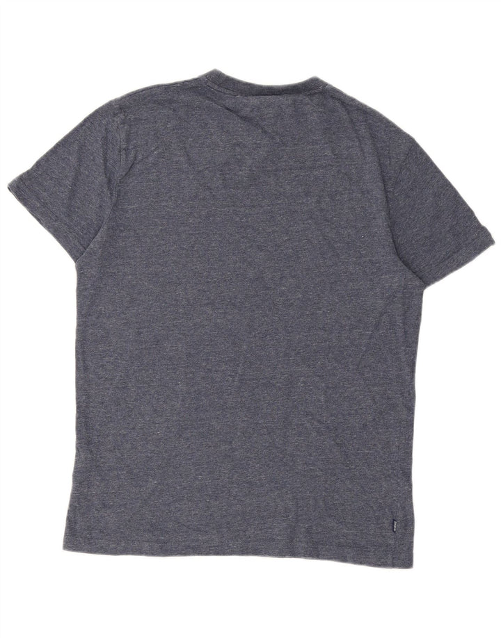 Superdry Mens T-Shirt Top Medium Navy Blue Cotton