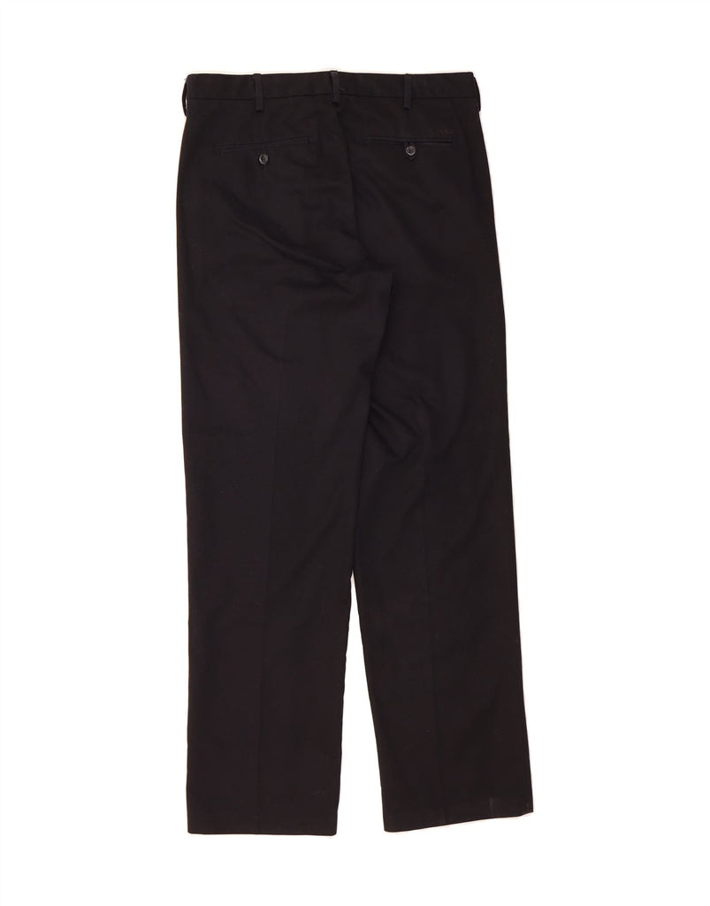 IZOD Mens Straight Chino Trousers W32 L34 Black Cotton Vintage Izod and Second-Hand Izod from Messina Hembry 