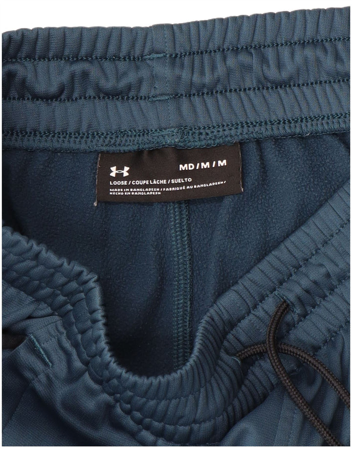 UNDER ARMOUR Mens Tracksuit Trousers Joggers Medium Blue
